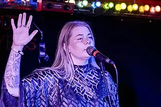 Elinborg performing at The Great Escape in Brighton, UK in May 2025