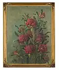 Waratahs, oil on canvas 1900