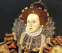 Contemporary portrait of Elizabeth I