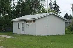 Elkton Town Hall at the community of Downer
