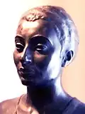 Bronze bust of Ella Schwartz (1929)