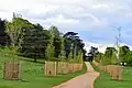 Elm Walk by Petersham Gate, Richmond Park: 47 'New Horizon' shortly after planting (2018)[7]