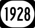Kentucky Route 1928 marker
