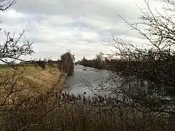End of the canal near Günthersdorf