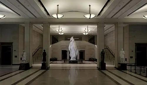 Washington, DC, August 4, 2009 – US Capitol building, east side, dome and steps.