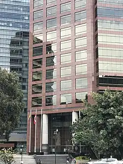 Building hosting the Embassy in Bogotá