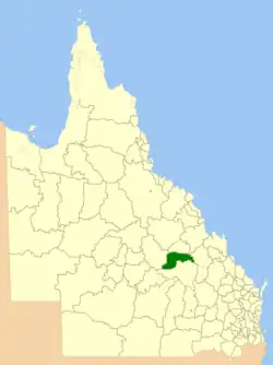 Location within Queensland