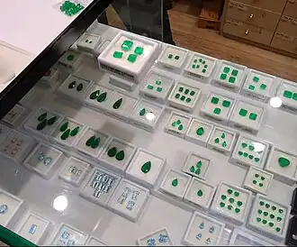 Cut Emeralds