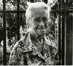 Prieto at her home in Heredia, 1985, Photo Judy Blankenship