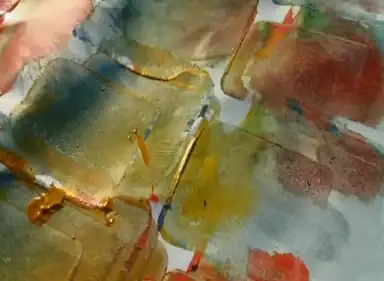 Painting Empreintes (English: Footprints)