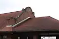 End gable over main entrance, 2024