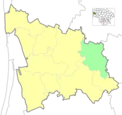 Location of Endriejavas Eldership