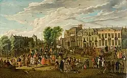 Image 42De Kouter in Ghent in 1763 by Engelbert van Siclers (from Ghent)