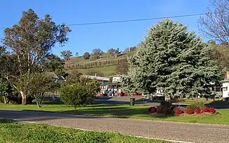 The township of Ensay on the Great Alpine Road