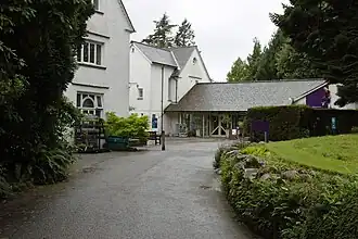 The entrance