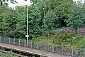 The entrance ramp to one of the platforms.