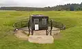 The entrance to Pit I at Grime's Graves, the only flint mine open to the public.