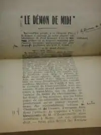 Printed proof of a literary text, corrected by the novelist’s hand.