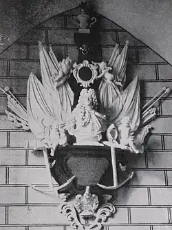 Epitaph and bust of Moritz Hartmann in Heiligenhafen Church