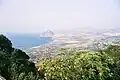 View from Erice towards Custonaci