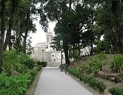 City view from gardens