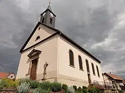 The church in Ernolsheim