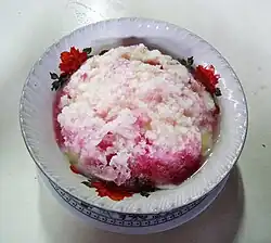 Es campur, a popular dessert from Indonesia which also use carrageenan jellies