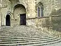 Steps leading to the Saló del Tinell and the Chapel of St. Agatha