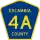 County Road 4A marker