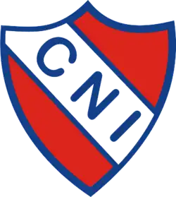 Red shield with "CNI" diagonally from top left to bottom right