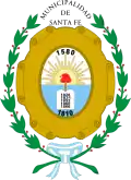 Coat of arms of Santa Fe de la Vera Cruz