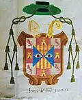 Simó de Guardiola i Hortoneda's coat of arms