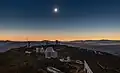 The total solar eclipse diamond ring from ESO's La Silla Observatory on July 2, 2019 at the moment when most of its face is occulted by the Moon. Image was taken by Mahdi Zamani by the NTT telescope viewpoint.