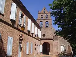 Town hall and church