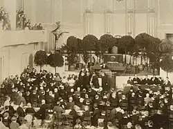 Opening session of the Estonian Constituent Assembly in the Estonia Theatre, 23 April 1919