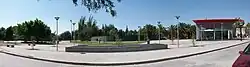 Lo Prado metro station and civic plaza