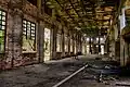 The abandoned remains from the Bello station