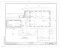 HABS: Great House plan drawing.