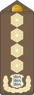 Kindral (Estonian Land Forces)[13]