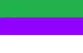 Landesfarben tricolour of German-speaking student society Estonia (1821–1939), an unofficial regional symbol (banned by Russian authorities 1821–1862, 1887–1904, 1915–1918)[11]