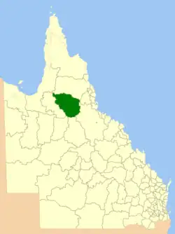 Location within Queensland