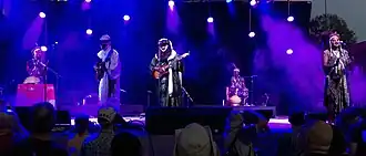 Etran Finatawa performing at the 2011 Hillside Festival
