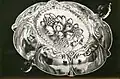 Round silver etrog box