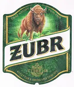 Żubr beer logo