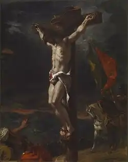 Christ on the Cross by Eugène Delacroix