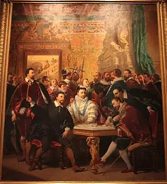 The Four Henris by Eugène Devéria