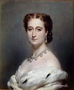 Portrait of Empress Eugénie by Franz Xaver Winterhalter