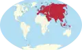 Location of Eurasia