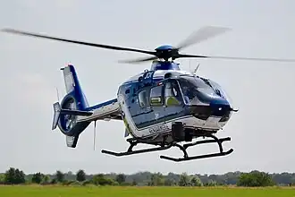 Eurocopter EC135 helicopter operated by the Gendarmerie’s air units