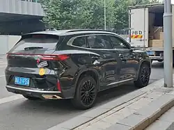 Exeed TXL facelift rear